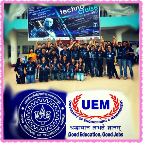 University of Engineering & Management (UEM) has been awarded the best zonals of Techkriti (Technical festival of IIT Kanpur).