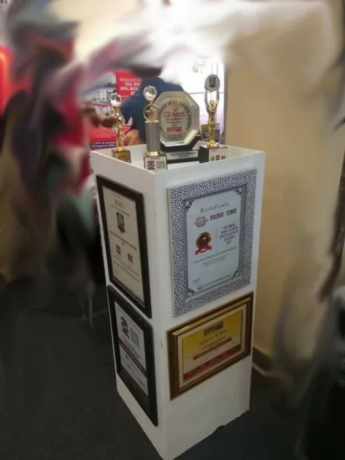 The list of awards won by the University of Engineering & Management (UEM) in the last two years