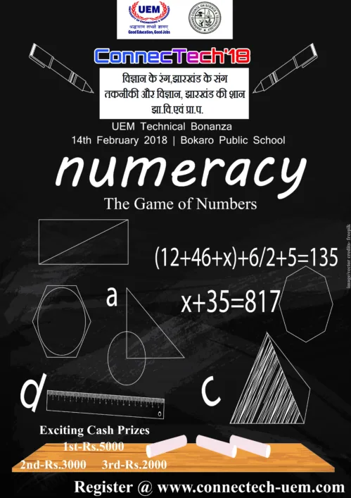 NUMERACY Game of Numbers at ConnecTech 2018, UEM Technical Bonanza