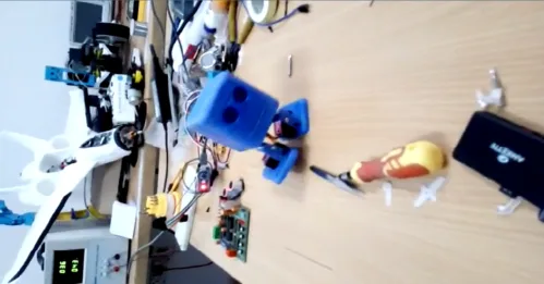 Micro Human Walker manufactured by the students of the UEM Jaipur