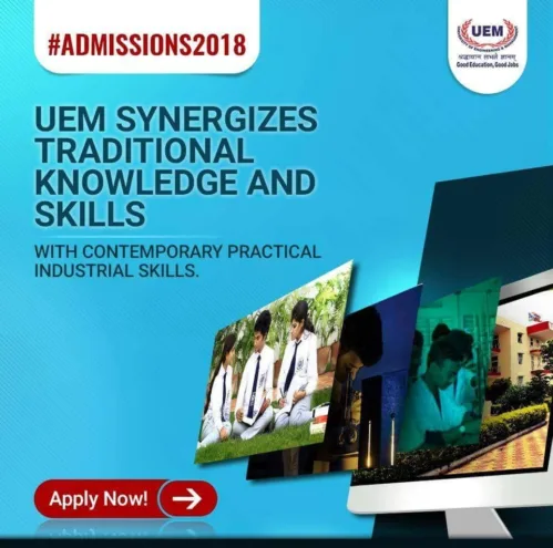 BPT | B.Tech | BBA | BCA | MPT | M.Tech | MBA | MCA courses at the UEM, Jaipur