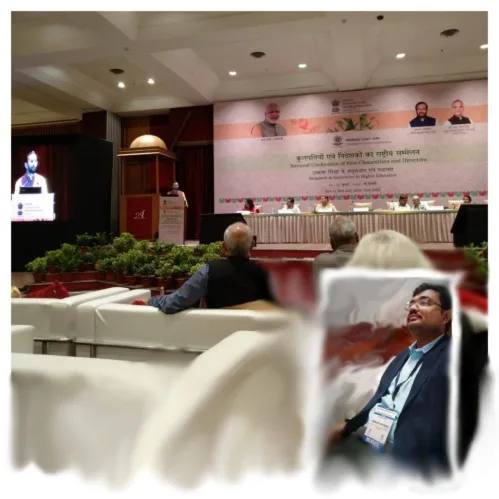Prof. Dr. Biswajoy Chatterjee represented UEM in the Vice-Chancellor’s meet organized by the Ministry of HRD, Govt of India