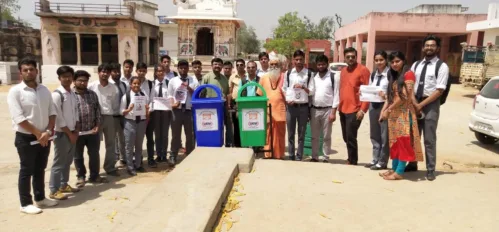 Swachh Bharat Abhiyan was executed by the students of UEM Jaipur under the Unnat Bharat Abhiyan