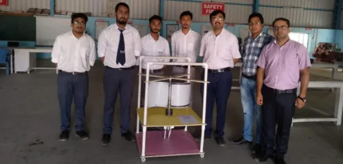 Wind Turbine developed by students of UEM Jaipur
