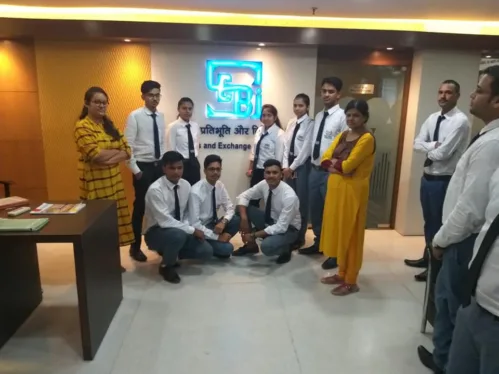 The students of UEM Jaipur made an industrial visit to the Securities and Exchange Board of India (SEBI)