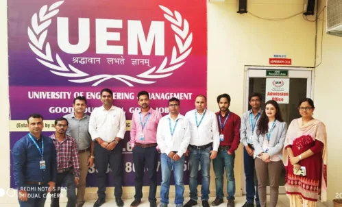 Appventurez Mobitech Pvt. Ltd. conducted campus placement drive for the current final year students of UEM Jaipur