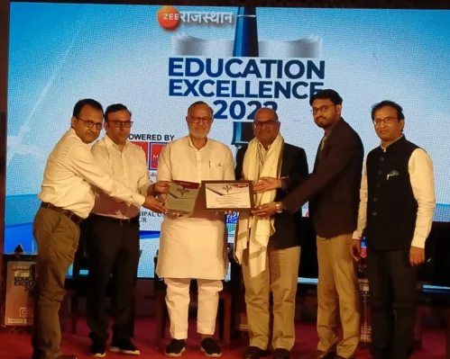 University of Engineering & Management (UEM), Jaipur has been awarded for Excellence in Placements (Engineering and Management) during the Zee Rajasthan  Education Excellence 2022 Award Ceremony