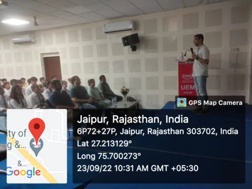 Seminar On Benefits, Drawbacks, and Overall Appearance of IoT at the University of Engineering & Management (UEM), JAIPUR