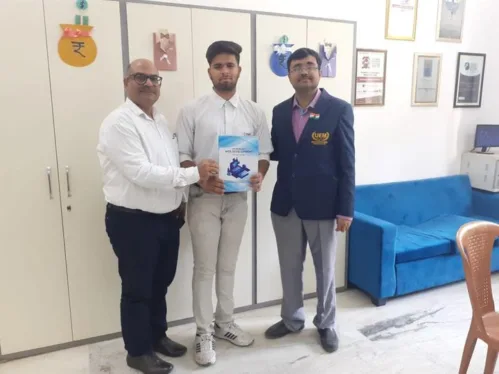Mr. Divyansh Sachdev, 2nd year student of the Department of Computer Science & Engineering of the University of Engineering & Management (UEM), JAIPUR has published a book on WEB DEVELOPMENT.