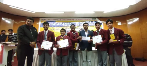 The leading National Technical Bonanza of the country, organized by the University of Engineering & Management (UEM), Jaipur | Kolkata, went to Bihar and challenged all the schools and its students to participate for winning the Champions’ School Trophy on 16th January, 2023.