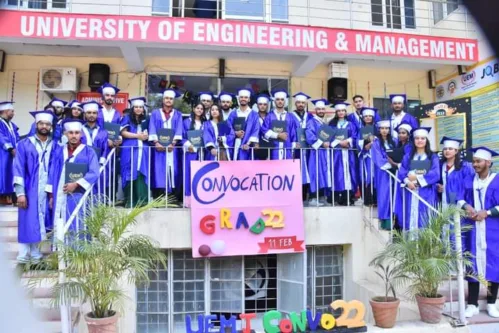 University of Engineering & Management, Jaipur has organized its 8th Convocation for its 2022 passed out students of Undergraduate and Postgraduate courses of Engineering, Management, Physiotherapy and Computer Applications, today on 11th February, 2023.