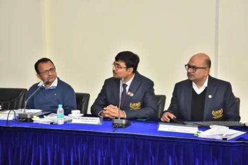 University of Engineering and Management (UEM) Jaipur, today inaugurated “UMANG” (‘UEM and Rotary’ Mahila Aajeevika Nirman Grah) and “UTSAH” (UEM Training and Skill Advancement Help) by former Governor Chhattisgarh Shekhar Dutt- SM, IAS, former Police Director Kapil Garg, former Director Border Security Force ML Kumawat, Shri T K Nath -Former Member AICTE, Rotary Club Jaipur District Governor 2024-25 Smt. Rakhi Gupta, President Rotary