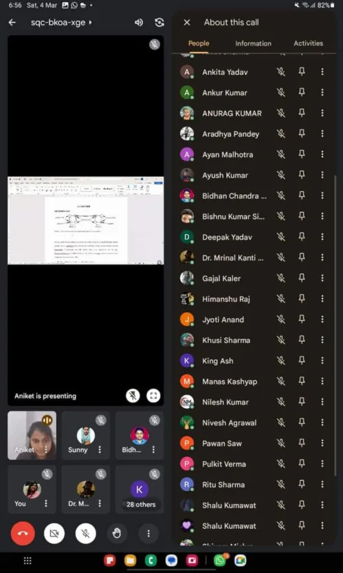 Codesta Coding Club of the University of Engineering & Management Jaipur in collaboration with IIC, and ACM Student Chapter UEM Jaipur, organized a workshop on “Report Writing for College Projects” on 4th March 2023 in online mode with Ms Ishika Saraf as a trainer under the guidance of Prof. Jyoti Khandelwal and Prof. Jyoti Anand for interested students from all departments. The presence of Prof. Dr Mrinal Kanti Sarkar, HOD CSE department has made the session more informative and interactive.
