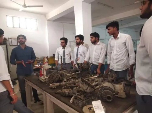 Event Name – The Reverse Engineering On 17th-March- 2023, Students of Mechanical Engineering Department of UEM Jaipur have organized the Demonstration – Workshop for The Reverse Engineering Event with their participants. In this workshop they have dismantled a Car Engine and demonstrated its various parts and working.
