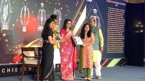 “UNIVERSITY 0F ENGINEERING & MANAGEMENT, JAIPUR” awarded as “BEST UNIVERSITY WITH QUALITY EDUCATION IN JAIPUR” for the outstanding services and contribution to the Education sector, in an exclusive event, the GLOBAL EDUCATION ACHIEVEMENT AWARDS 2023, at Hotel Shangri-La’s Eros New Delhi in association with India News, Outlook & Medgate Today Magazine as Magazine Partner & coverage in leading newspapers, on 23rd March 2023.