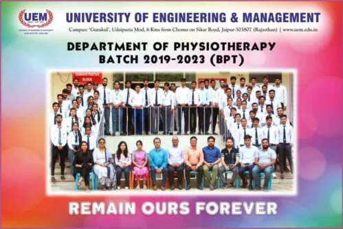 Batch Photos – 2023 passing out batch of the University of Engineering & management (UEM) Jaipur