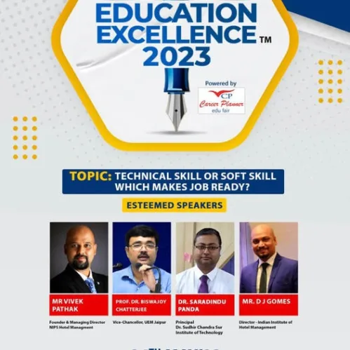 Prof. Dr. Biswajoy Chatterjee, VIce-Chancellor, University of Engineering & Management (UEM), JAIPUR will be speaking in this panel on the topic “Technical Skill or Soft Skill – which makes Job Ready?” in Zee 24 Ghanta at 8 PM Live, along with other dignitaries.