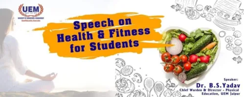 Event: Health and Fitness for Students (Induction Programme) for B.Tech 1st-year