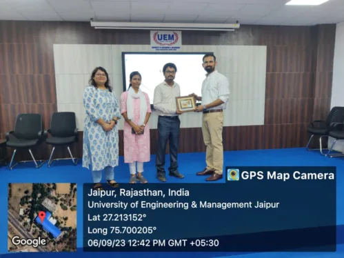 Codesta Coding Club of the University of Engineering & Management (UEM), Jaipur in association with IIC, IQAC and ACM UEMJ Students’ Chapter