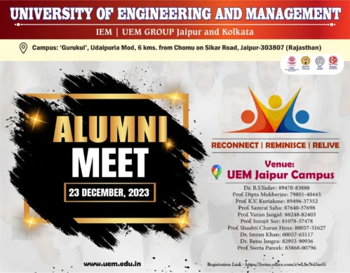 Notice - Alumni Meet - 23rd December, 2023