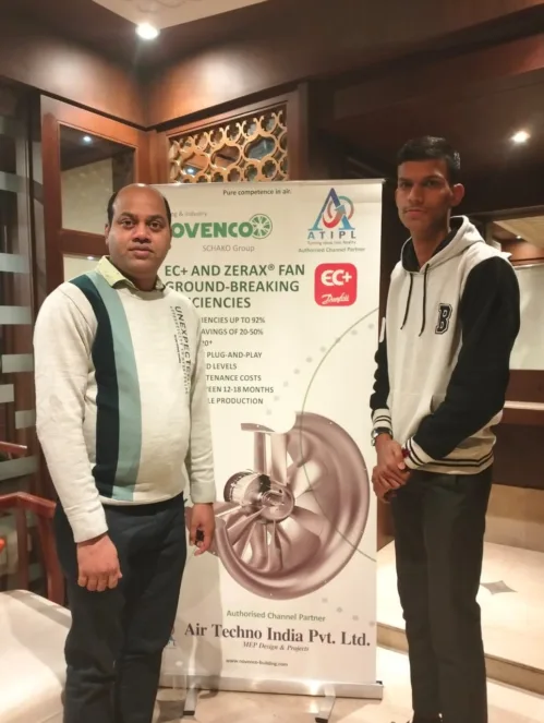 Students of University of Engineering & Management (UEM), JAIPUR attended the technical session on Role of Indoor environment quality and energy efficiency in de carbonizing buildings by ASHRAE Rajasthan