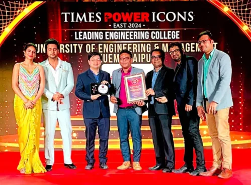 We are very happy to share that The Times of India has awarded our University of Engineering & Management (UEM), Jaipur with the Leading Engineering College award.