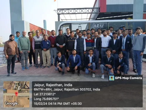Civil Engineering Department in association with IC organised an Industrial Visit to HNS Coaches Private Limited.