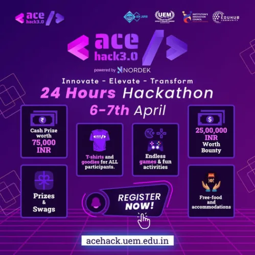 Get ready for the thrill ride of AceHack 3.0 happening in Jaipur on April 6-7, 2024!