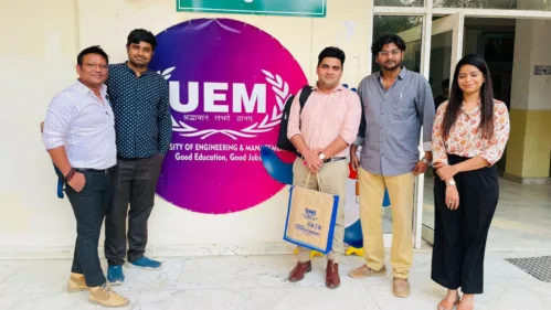 Campus drive held at UEM Jaipur campus on 6th April, 2024