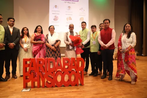 Dr. Gaurav Shrivastava, Associate Professor, Department of Physiotherapy at UEM Jaipur, has been graciously recognized with the Professional Contribution Award at Physiocon National Conference.