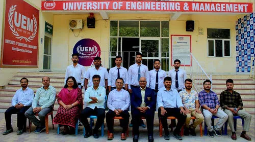 Batch Photo Civil Engineering – 2024 passing out batch of the University of Engineering & Management (UEM), Jaipur.
