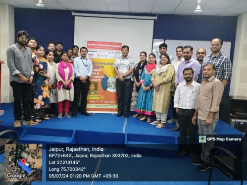 Glimpses of Valedictory of 5-Days Faculty Development Program On Microsoft Power BI Data Analyst. organised by UEM Jaipur in association with ICT Academy, Bangalore.
