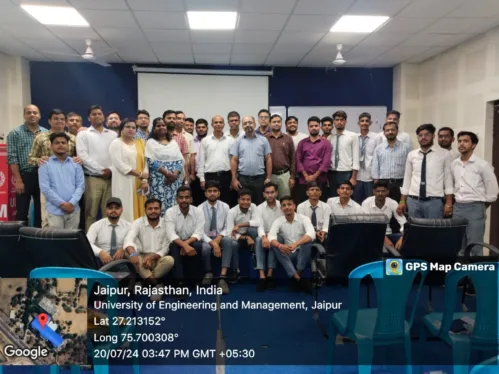 UEM Jaipur department of Electrical, Mechanical and Civil Engineering jointly organized a seminar on “Renewable Energy – Technologies & Developments” on Saturday, 20th July from 2 pm to 3.30 pm.