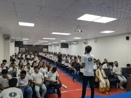 The Speech Society (TSS) at the University of Engineering and Management, Jaipur, hosted an engaging induction event for our enthusiastic freshers.