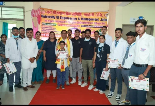 UEM Jaipur’s health camp on 25-08-2024 in Mehroli was a resounding success!
