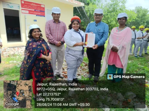 24 students from IEM Kolkata had come to UEM JAIPUR for Hands-on Electrical Industrial Training