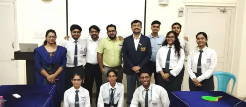 UEM Jaipur Toastmasters Club of students in presence of the Area Director TM (Toastmaster) Jitendra Vyas along with club mentors TM Lokendra and TM Kamlesh, consisting of quiz, public speaking – prepared and impromptu, and their general evaluation.