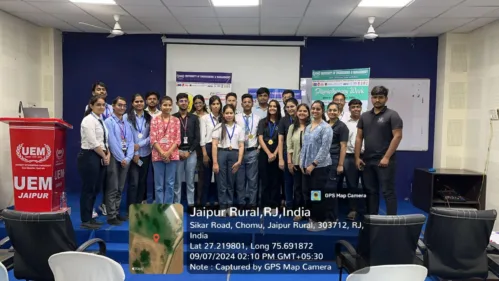 The Inter College Quiz Competition was held at UEM Jaipur on September 7, 2024