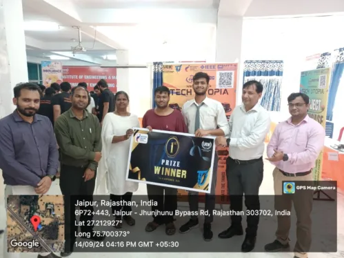 On 14th September, as part of the Techutopia Techfest, two events Project Exhibition. and Line Follower were organized