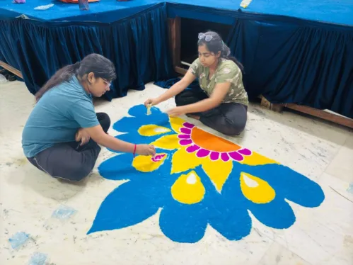 Deepawali Festival in the campus.