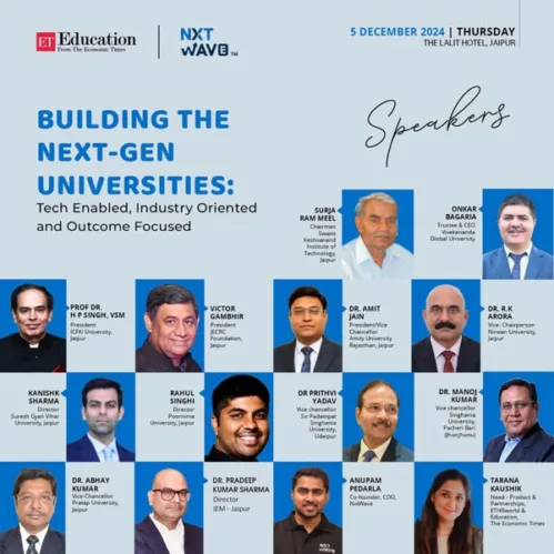 Connecting leaders – Exclusive Roundtable Discussion by ETEducation | 5th December, The Lalit Hotel, Jaipur.