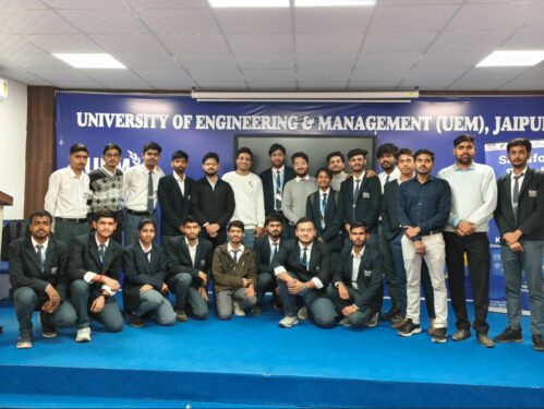 Department of Computer Applications, University of Engineering & Management (UEM), Jaipur organized the ” Salesforce ScaleUp ” session.