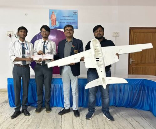 The University of Engineering and Management (UEM), Jaipur, is pleased to announce that the campus startup Dronester has secured a significant consignment.