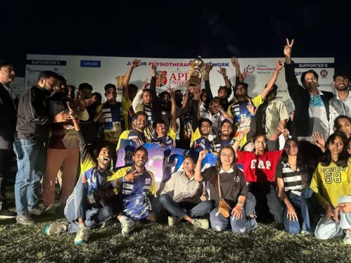 Our students of University Of Engineering & Management (UEM), Jaipur, Physiotherapy Department (BPT), have become the champions of Physiotherapy Cricket League Jaipur.