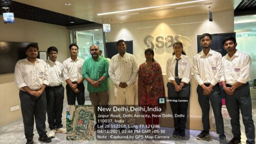 The Department of Computer Science and Engineering, University of Engineering & Management (UEM), Jaipur is proud to share the successful completion of an Industrial Visit to the SAS Delhi office by our students enrolled in the SAS Collaboration Program.