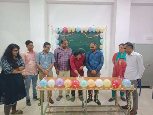 The Electronics and Communication Engineering Department, UEM Jaipur, celebrated Teachers’ Day with great enthusiasm and respect. The students organized a special event to honor their teachers, expressing their gratitude and appreciation for the guidance, knowledge, and mentorship they receive every day.