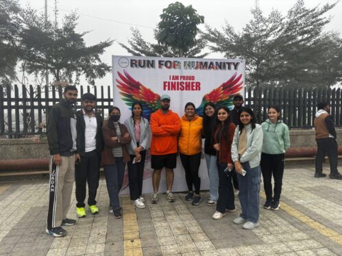 University of Engineering & Management (UEM), Jaipur proudly participated in the 9th Edition of Run for Humanity, held on 21 December 2025 at Bombay Hospital