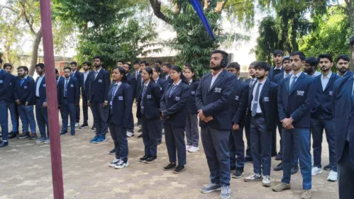 University of Engineering & Management (UEM), Jaipur proudly commemorated the 77th Republic Day of India with great enthusiasm, dignity, and patriotic fervour on 26th January 2026 at the university campus.