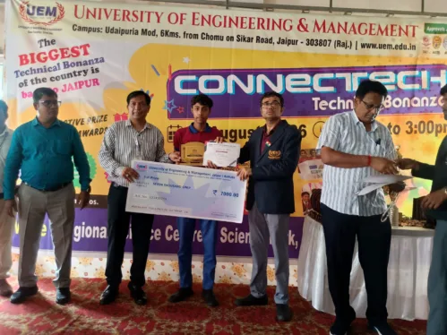 University of Engineering & Management (UEM), Jaipur successfully concluded the 2nd Connectech'2026, bringing together talented young minds from schools across Jaipur.