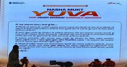 UEM Jaipur Students Take the Pledge at Nasha Mukt Yuva – Viksit Bharat Sankalp Abhiyan